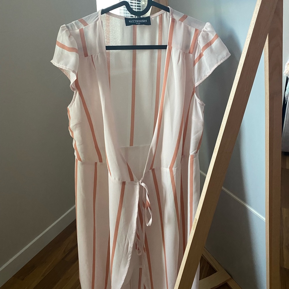 Kittenish Wrap Dress